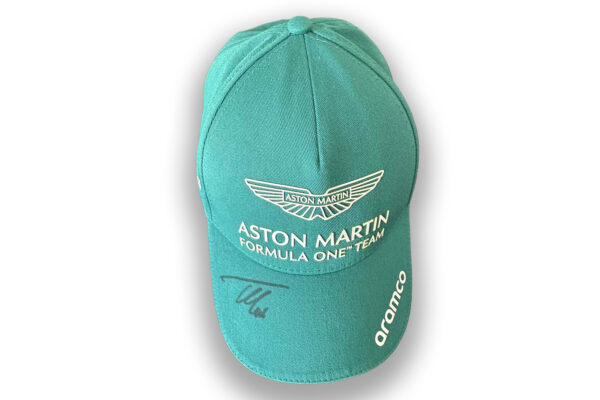 Fernando Alonso signed Aston Martin F1 Сap. Rare