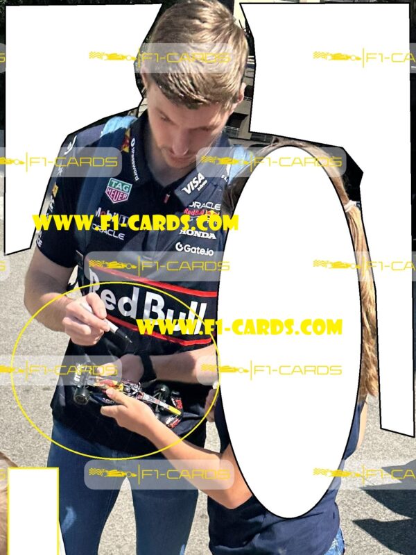 IMG_39611 (1) Max Verstappen signed scale model car 2023 US GP