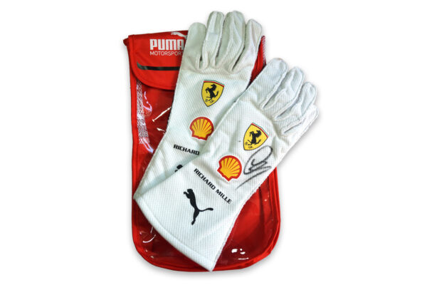 2025 Miami GP Official signed authentic Lewis Hamilton's gloves from Ferrari F1 team