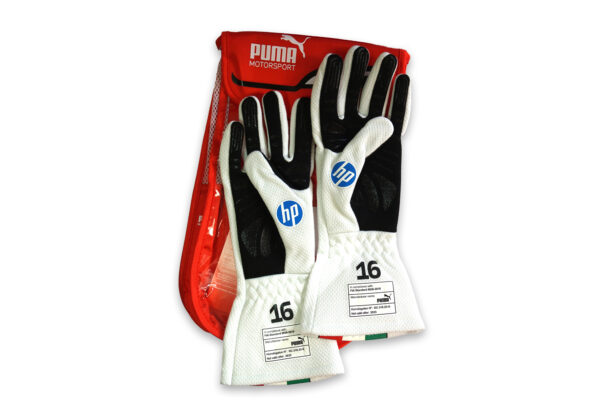 2025 Monza GP Official signed authentic Charles Leclerc gloves from Ferrari F1 team