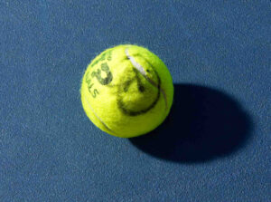 Official tennis ball "2023 Nitto ATP Finals"  signed by Novak Djokovic