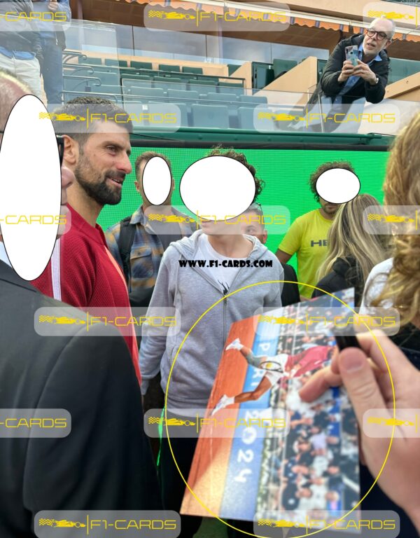 Photograph "2024 Olimpic Champion"  signed by Novak Djokovic