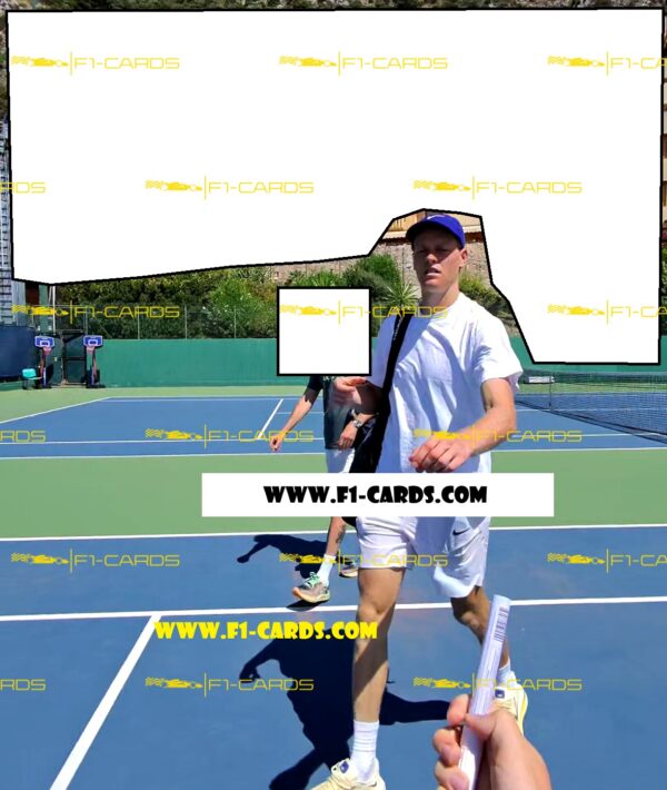 Photograph "2025 Australian Open Winner"  signed by Jannik Sinner