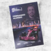 Autograph card. 2023 Qatar GP - signed by driver Fernando Alonso