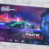 Autograph card. 2023 Saudi Arabia GP - signed by driver Oscar Piastri