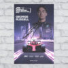 Autograph card. 2024 Qatar GP - signed by driver George Russell
