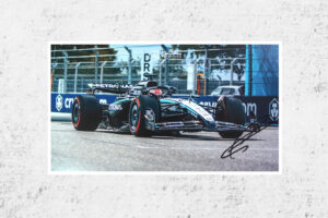 Poster. 2025 Miami GP  - signed by driver George Russell