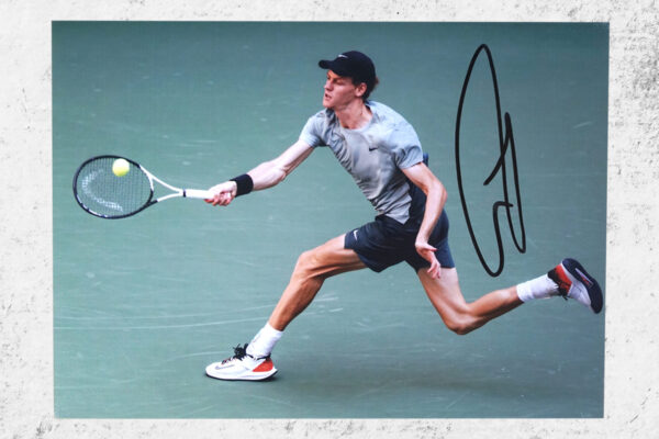 фото Синер 2 Photograph "2024 Australian Open Winner" signed by Jannik Sinner