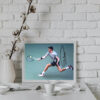 фото Синер 2 рамка Photograph "2024 Australian Open Winner" signed by Jannik Sinner