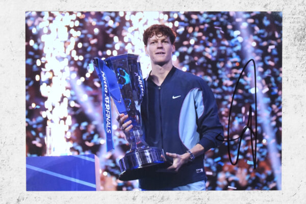 Photograph "2024 Australian Open Winner"  signed by Jannik Sinner