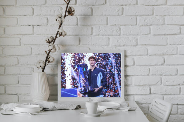 Photograph "2024 Australian Open Winner"  signed by Jannik Sinner