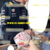 Max Verstappen signed scale model helmet 2025 Japanese GP