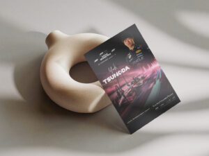 Autograph card. 2025 Qatar GP  - signed by driver Yuki Tsunoda