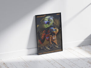 Poster 2024 Mclaren F1 Team signed by Lando Norris and Oscar Piastri
