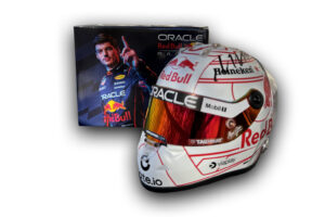 Max Verstappen signed scale model helmet 2025 Japanese GP