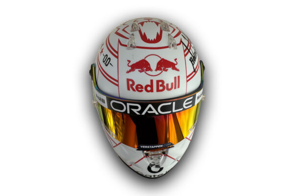 Max Verstappen signed scale model helmet 2025 Japanese GP