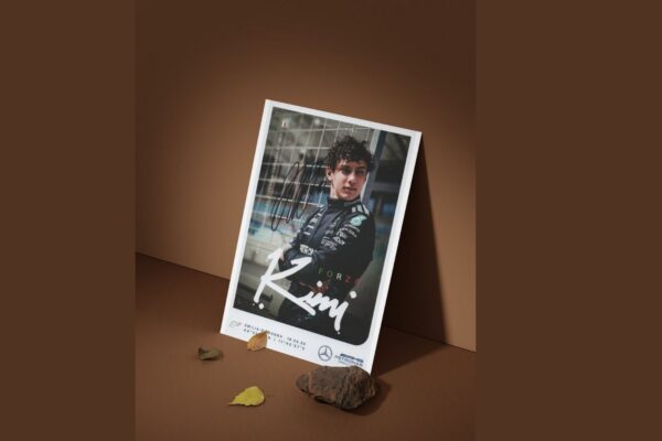 Autograph card 2025 EMILIA-ROMAGNA GP signed by Kimi Antonelli