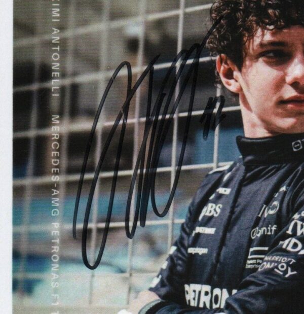 Autograph card 2025 EMILIA-ROMAGNA GP signed by Kimi Antonelli