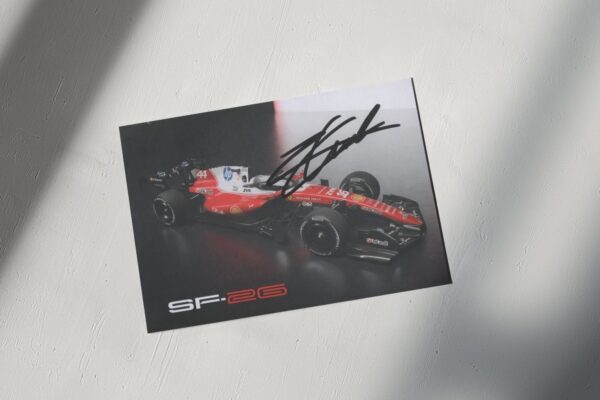 Autograph card 2026 Ferrari F1 Team SF 26 signed by Charles Leclerc