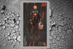 Autograph card. 2020 Red Bull F1 Team - signed by driver Max Verstappen