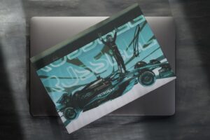 Photo. 2025 Singapore GP Winner  - signed by driver George Russell