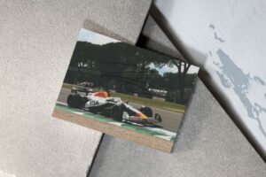 Photo. 2025 Emilia Romagna GP , Isack Hadjar  - signed by driver Isack Hadjar