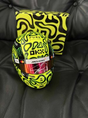 Lando Norris signed scale model helmet 2025 Season