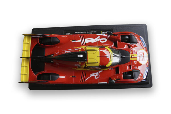 машина 50(3) Antonio Fuoco, Miguel Molina, Nicklas Nielsen signed 24H Le Mans model car Ferrari 2024