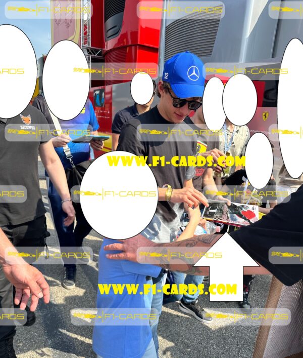Poster. 2026 Japanese GP Winner - signed by driver Andrea Kimi Antonelli