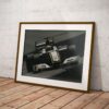 Photo. "2009 Formula 1 World Champion" - signed by driver Jenson Button