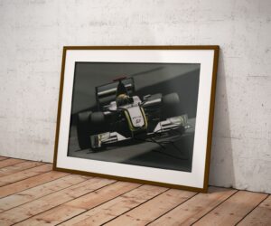 Photo. "2009 Formula 1 World Champion" - signed by driver Jenson Button
