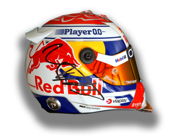 Max Verstappen signed scale model helmet 2024 Season