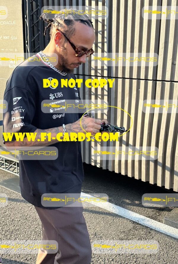 Lewis Hamilton signed model сar Mercedes F1 Team 2020