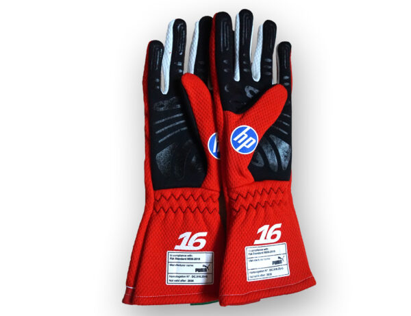 2026 Monza GP Official signed authentic Charles Leclerc gloves from Ferrari F1 team